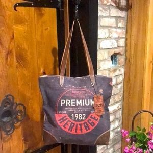 NWT UCHI Upcycled Canvas Tote